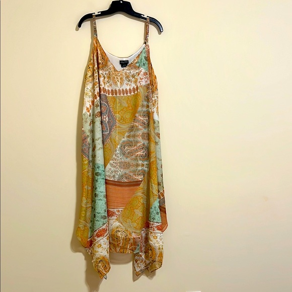 NEW City Chic Togo Colorful Sleeveless Dress size XL/22